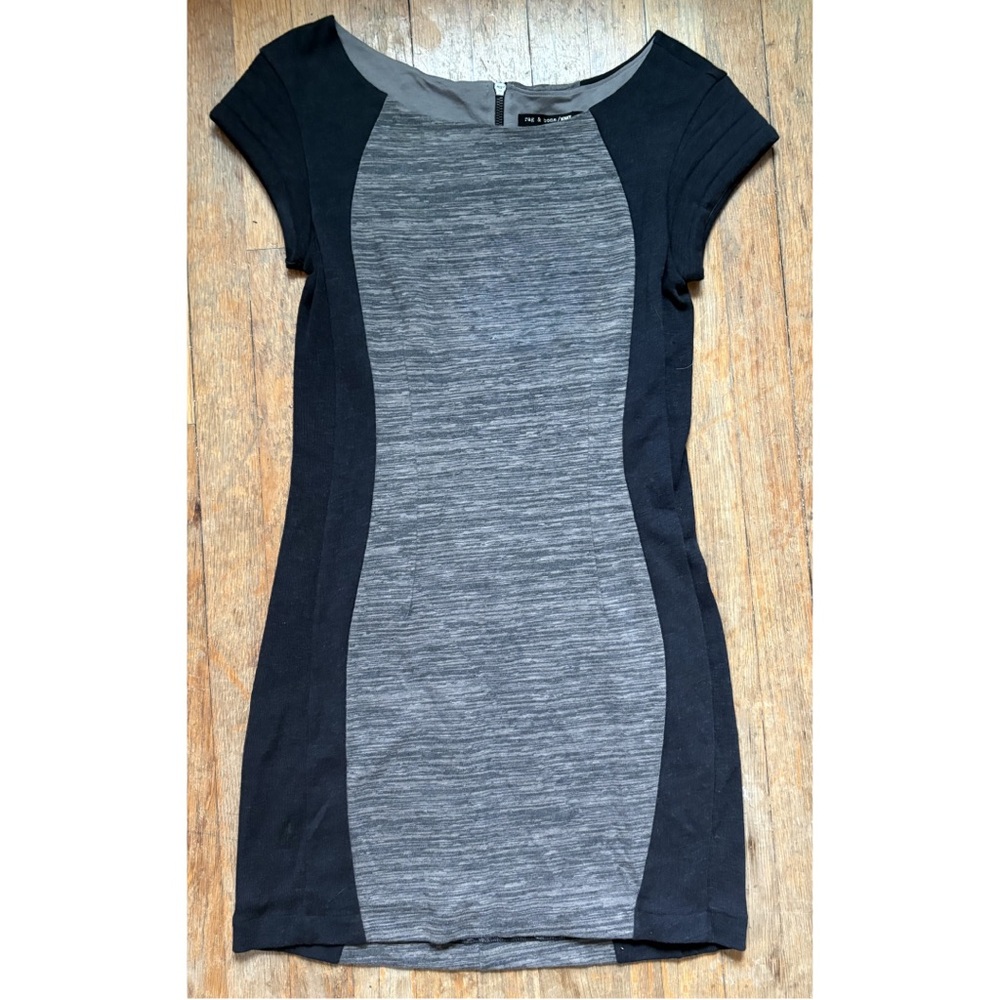 Rag & Bone Grey Knit Cap Sleeve Bodycon Dress ~ sz Medium